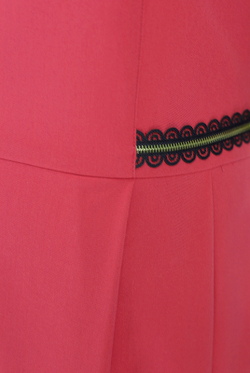 Повседневное платье 1095А, красный #175Кра051095А