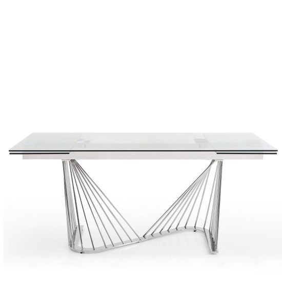 Стол Kron раздвижной стеклянный 180-260