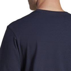 Мужское теннисное поло adidas Essentials Single Jersey Embroidered Small Logo T-Shirt Men - Dark Blue