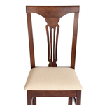 Стул - Гермес/ Hermes дерево гевея, 43х49х94см, Cappuchino , ткань бежевая (S178-4)
