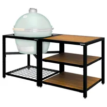 Керамический гриль Big Green Egg XL XLarge (очень большой), 61 см, на модульной подставке