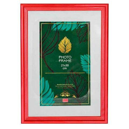 Фоторамка сосна 21х30 см красная