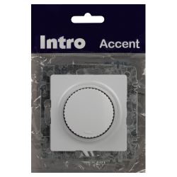 Светорегулятор Intro Accent 6-401-01 поворотный, 600Вт 230В, IP20, СУ, белый