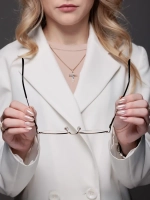 Очки для компьютера имиджевые защитные прозрачные нулевки