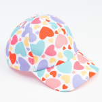 Кепка детская "Сердца" цвет белый, р. 52/ 7311475 MINAKU