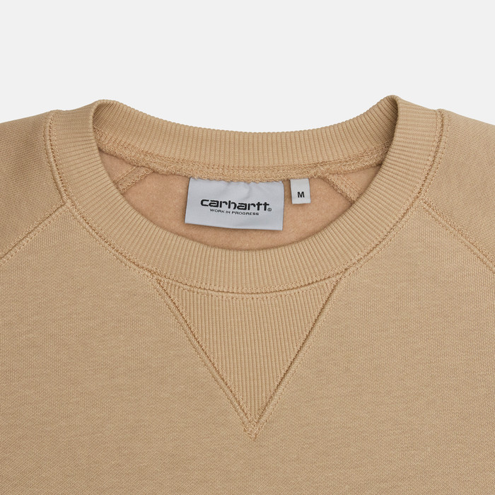 Толстовка мужская Carhartt WIP Chase Sweatshirt артикул:I033660_sable - купить в магазине Дайс