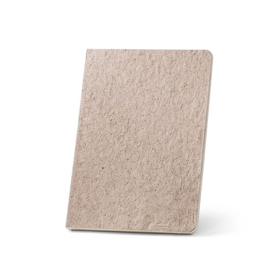 TEAPAD SEMI-RIGID. Блокнот А5 с полужесткой обложкой из отходов чайных листьев (65%)