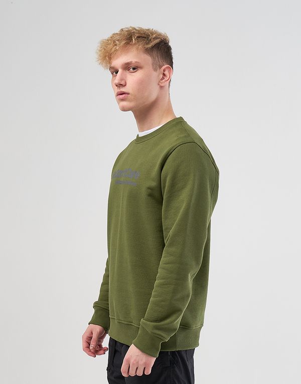 Толстовка We Don’t Care Basic Logo Sweatshirt Khaki - фото 4