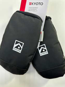 KYOTO варежки SHELTER HIPORA MITTEN (FW24) (BLACK)