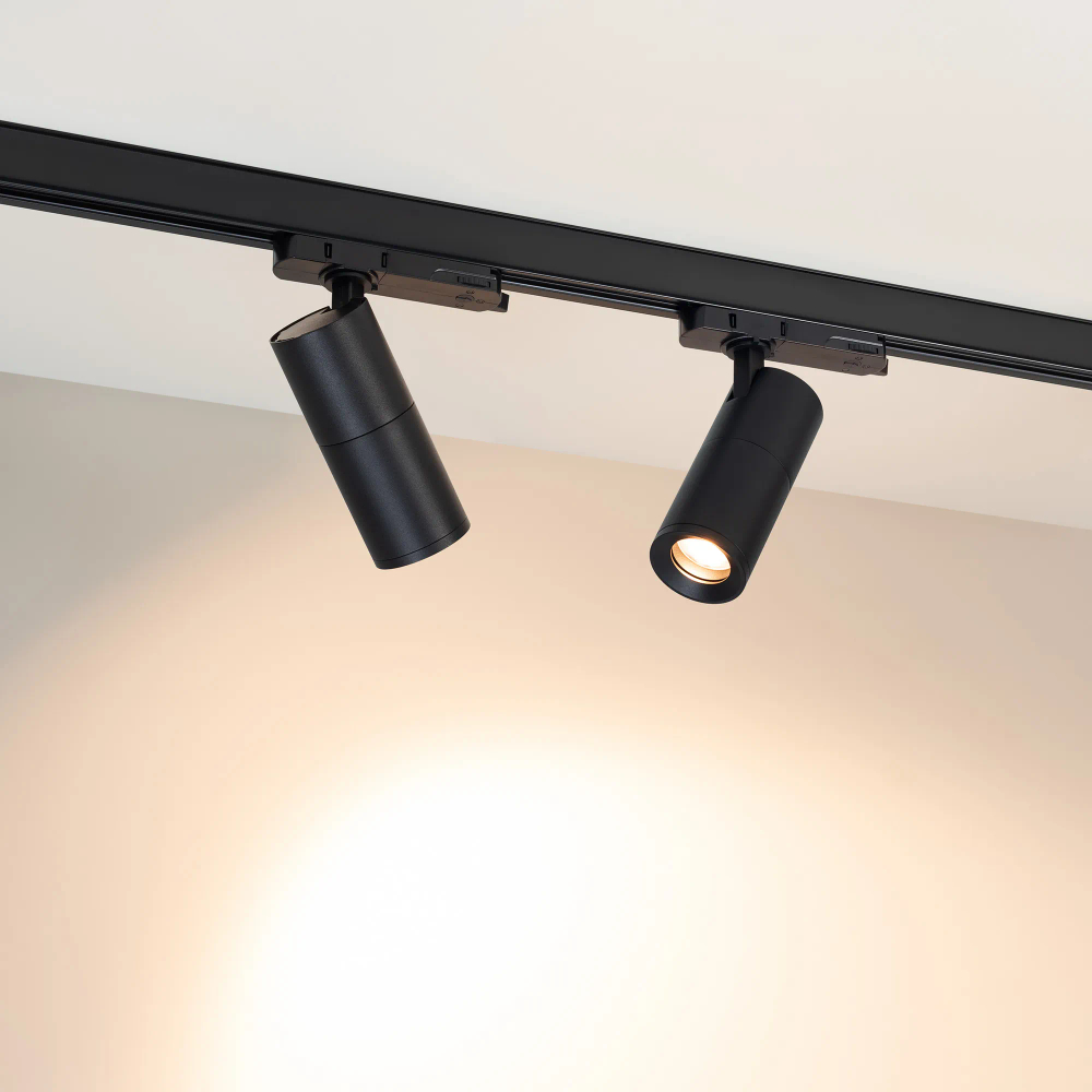 Светильник LGD-ARTEMIS-TRACK-4TR-R55-12W Warm3000 (BK, 8-80 deg, 230V, DALI) (Arlight, IP20 Металл, 5 лет) 057690