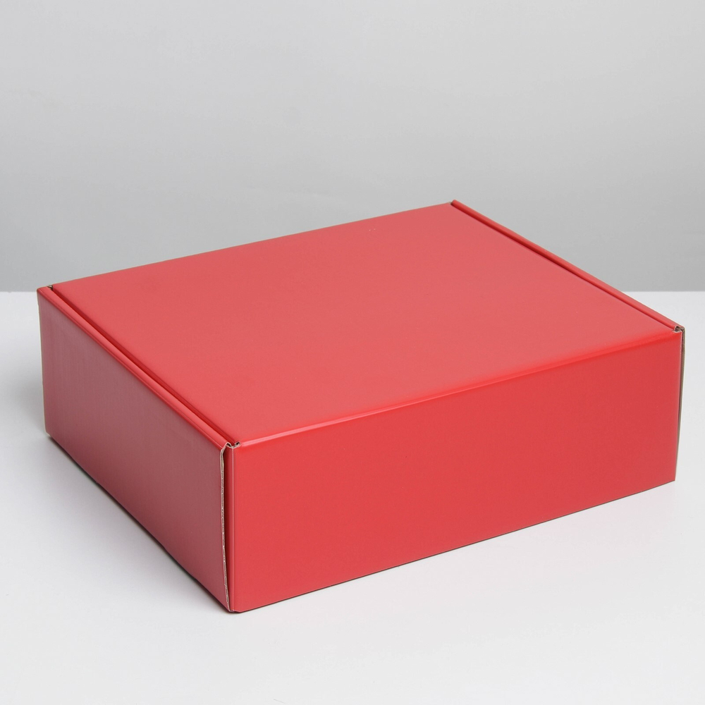 Коробка «Красная», 27х 21х9 см