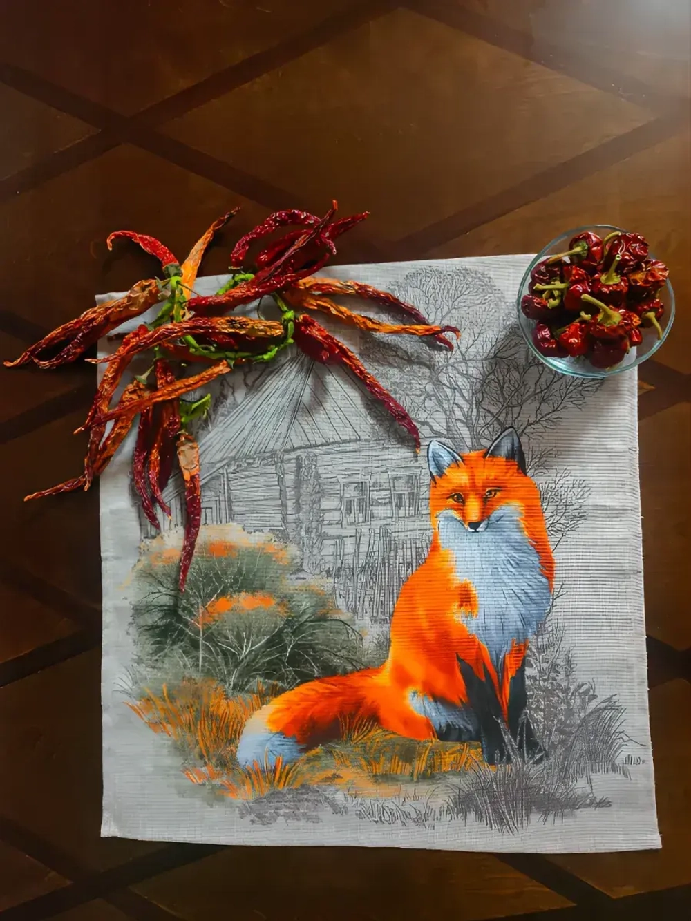 Полотенце кухонное "Лисий лен"