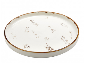 Тарелка мелкая с бортом "Elegance" 19см. фарфор By Bone