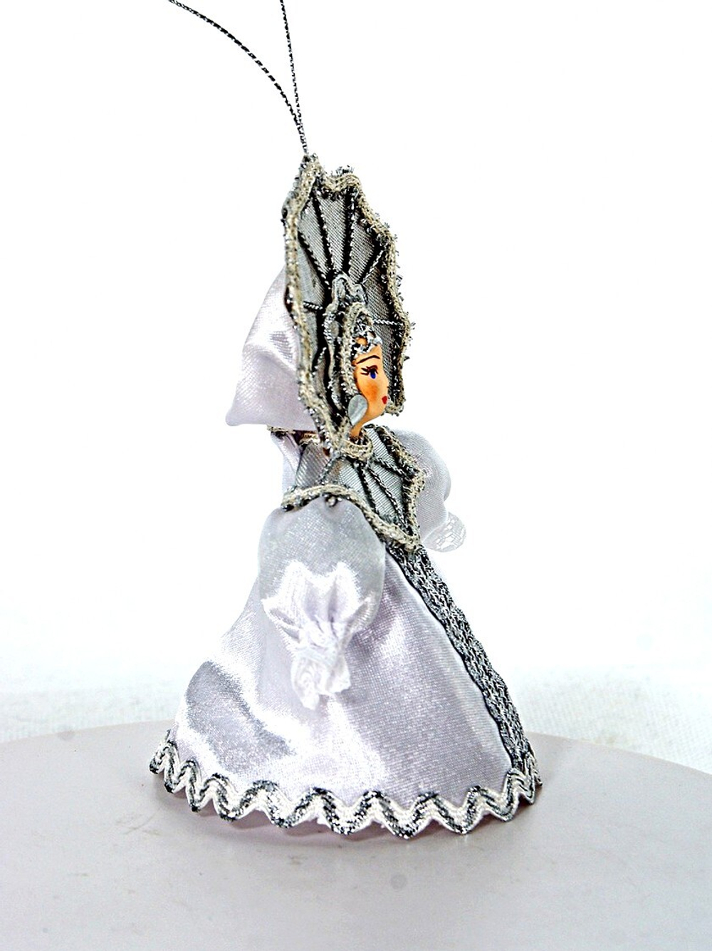 Кукла-подвеска Снежинка-Снегурочка