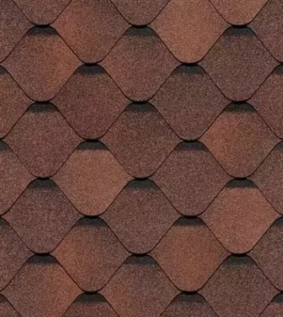 Гибкая черепица Docke PREMIUM Двухслойная "Ницца" Кофе 2,9м2
