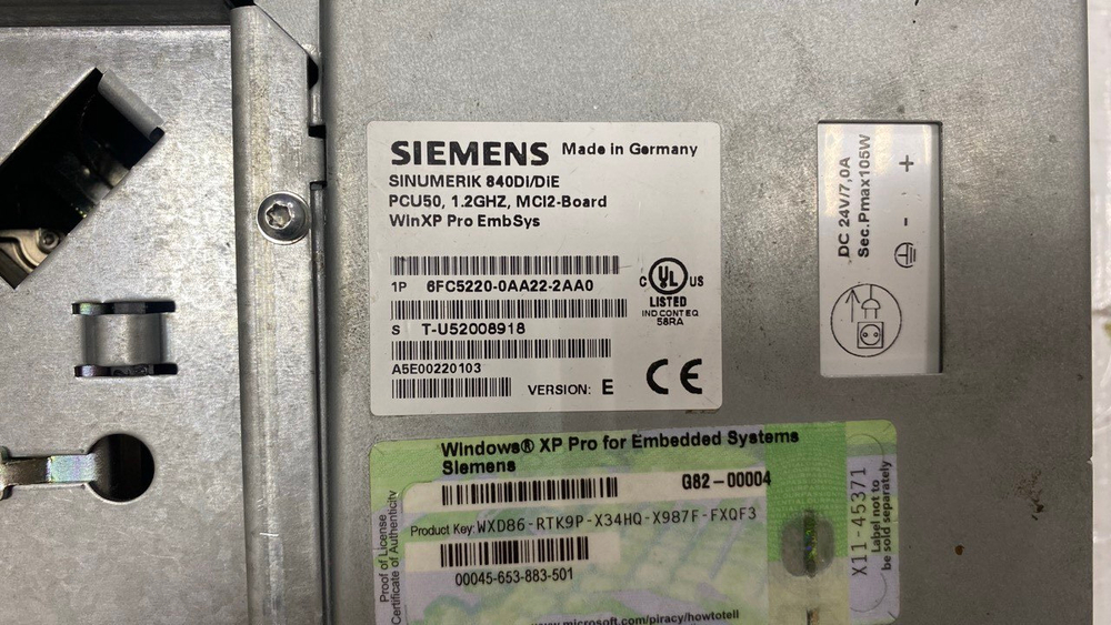 Siemens 6FC5220-0AA22-2AA0 б/у