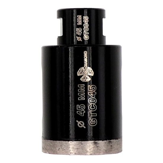 Коронка алмазная по керамограниту , 45 мм, М14, Grand Top Clean