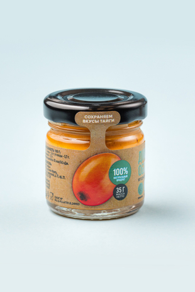 Ягодное пюре «Дикая Сибирь» облепиховое ст. банка 35г