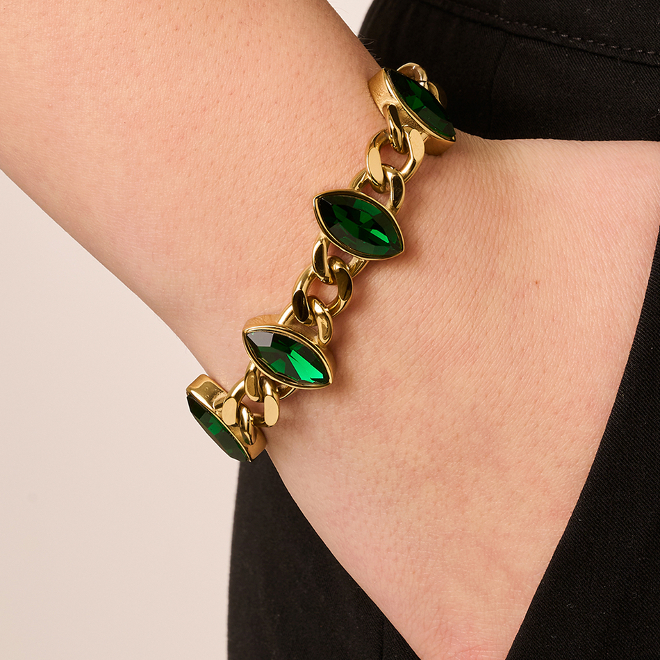 Браслет Dyrberg Kern ZELKO SG EMERALD GREEN 470052