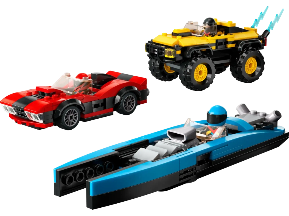 Конструктор LEGO City 60395 Набор для комбинированных гонок