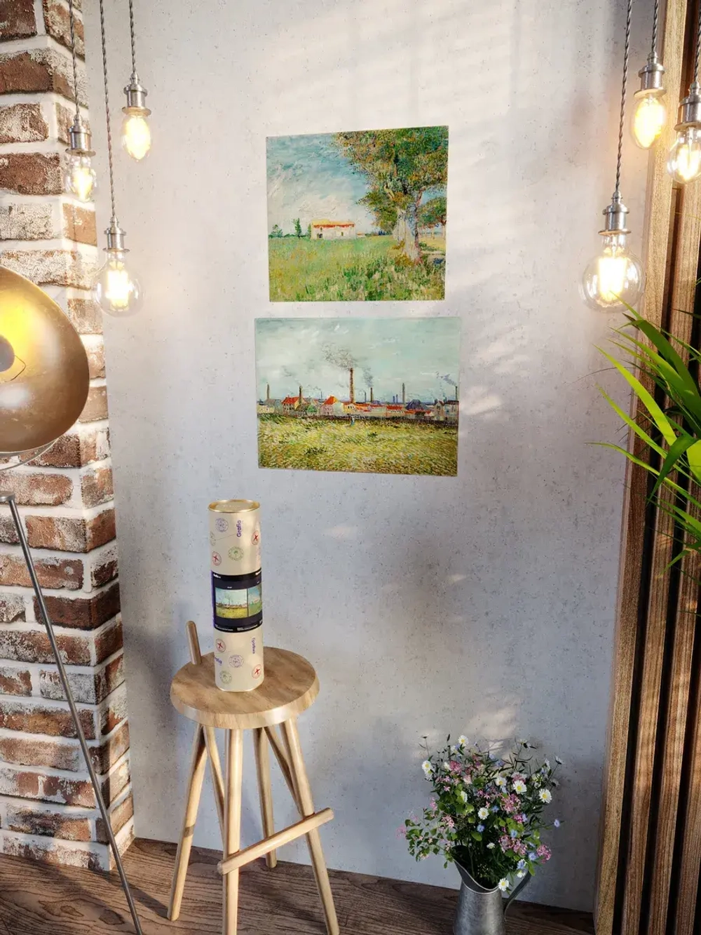 Картины-наклейки на стену для декора интерьерные №23