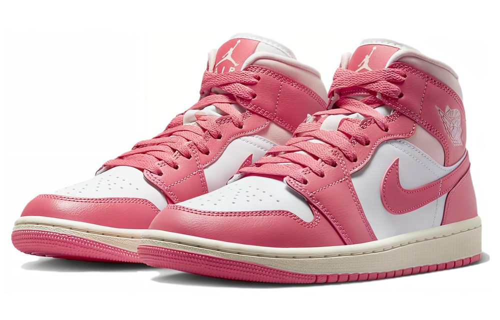 Кроссовки Jordan Air Jordan 1 Mid "Strawberries And Cream" (Женская размерная сетка)