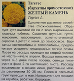 Бархатцы Желтый камень прям. 0,3 г СМЦ-460