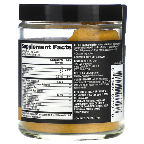 Dr. Mercola, Solspring®, органическое «золотое» молоко, 75 г (2,64 унции)