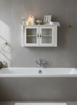 Шкаф навесной Сюзанна, деревянный, белый