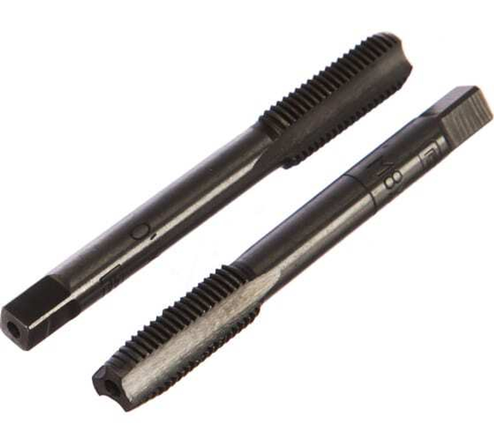 МЕТЧИК РУЧНОЙ СИБРТЕХ М8Х1,0ММ КОМПЛЕКТ ИЗ 2ШТ 76620