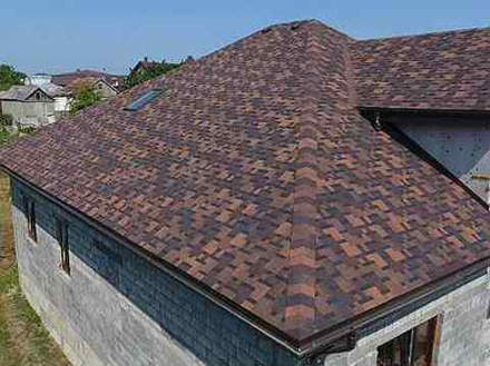 Гибкая черепица Docke PREMIUM Двухслойная "Генуя" Кофе 3м2