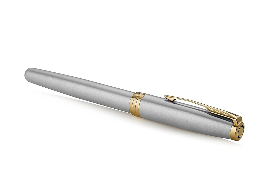 Parker Sonnet Core - Stainless Steel GT, перьевая ручка, F, BL