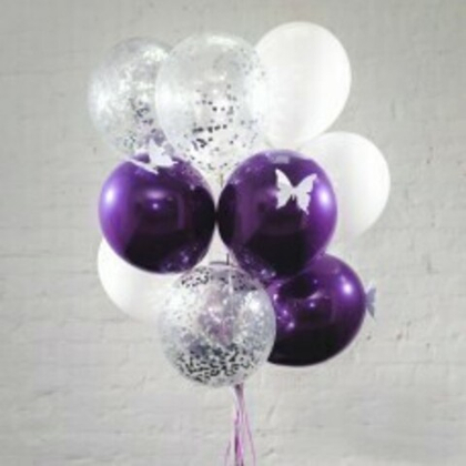 Композиция из воздушных шаров «Гламур» №46