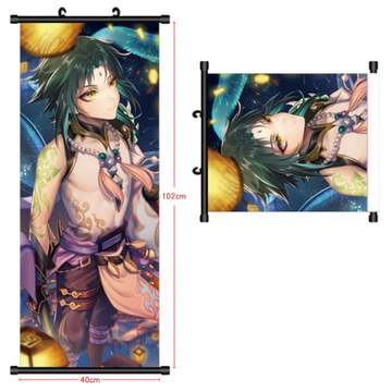 Гобелен "Genshin Impact / Геншин - Сяо"