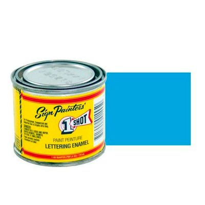 Эмаль для пинстрайпинга 1 Shot Голубой (Process Blue), 118 мл