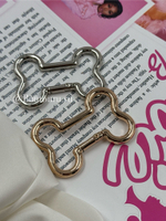 Карабин "Косточка" золотистый