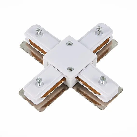 ST002.549.00 Коннектор X-образный ST-Luce Белый БЭЙС