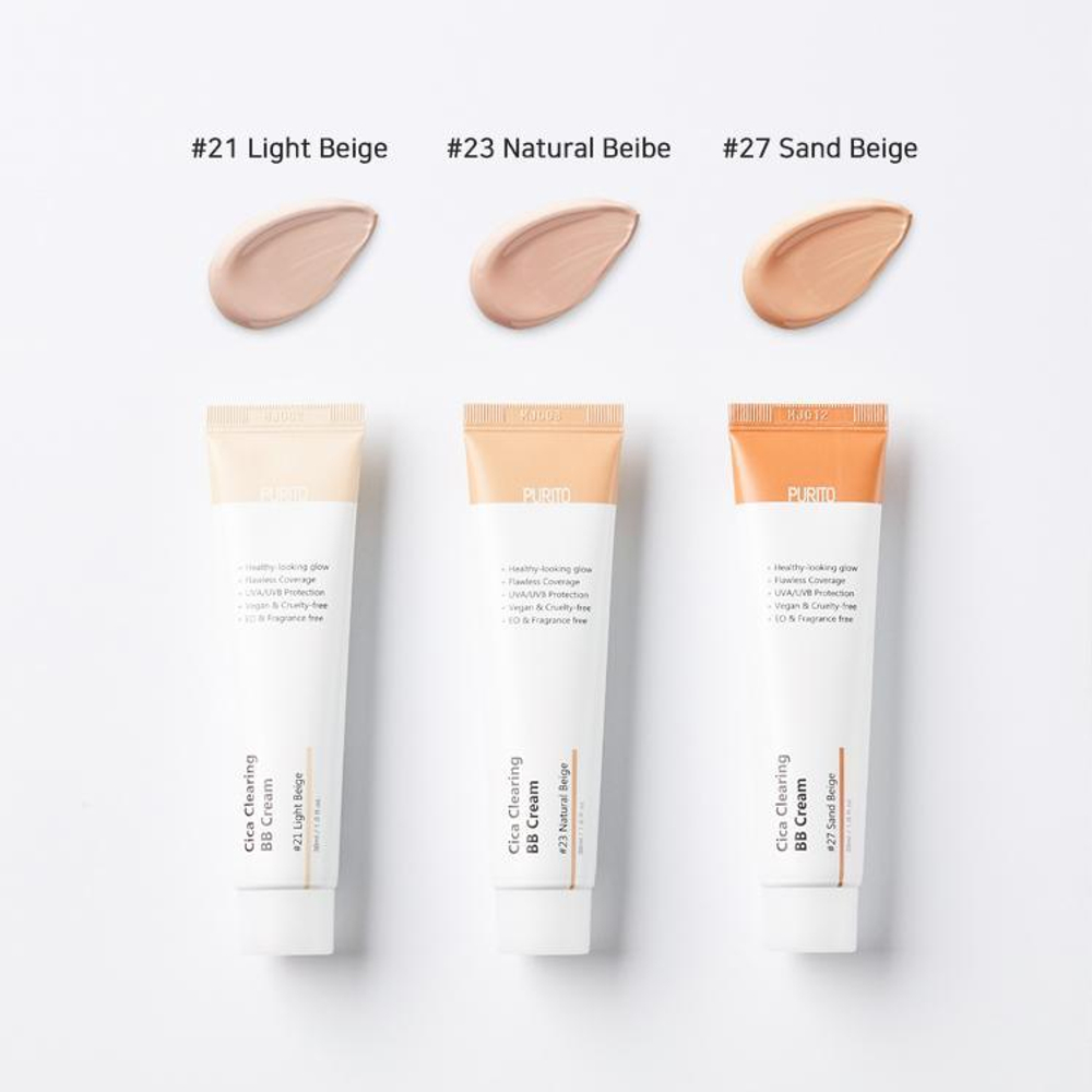 BB крем Purito Cica Clearing BB Cream 21 Light Beige SPF 38 30 мл