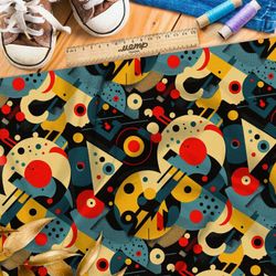 Ткань барби  фантазии Кандинского