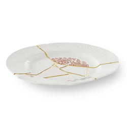 Тарелка обеденная Seletti Kintsugi №1 (27.5 см)