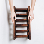 Подставка для винных бутылок из древесины кедра. BM1