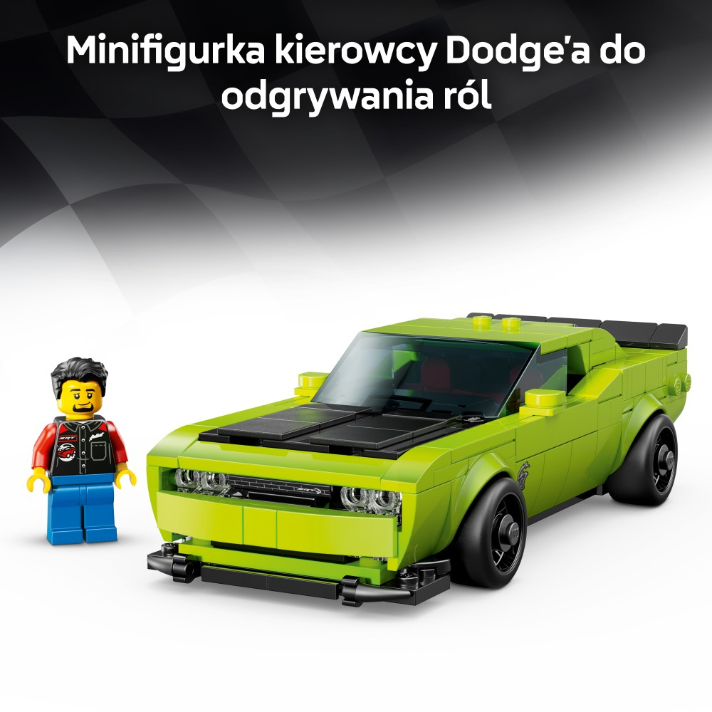 LEGO Speed Champions - Спортивный автомобиль Dodge Challenger SRT Hellcat 77237