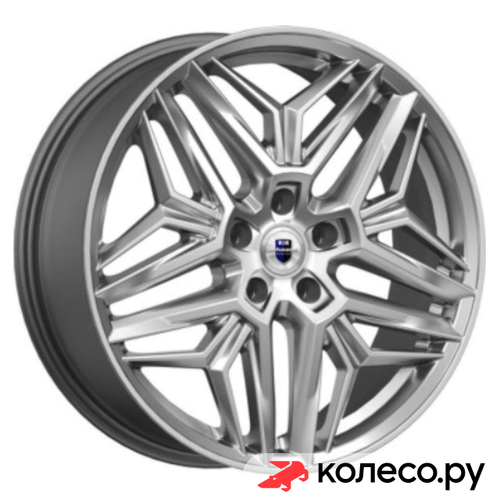 Колумб (КС1038) 7x19/5*108 D65.1 ET36 Дарк платинум