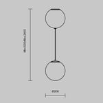 Подвесной светильник Maytoni MOD427PL-L20B3K