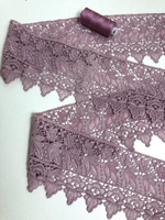 Тесьма плетеная,  9см, роза пыльная AF