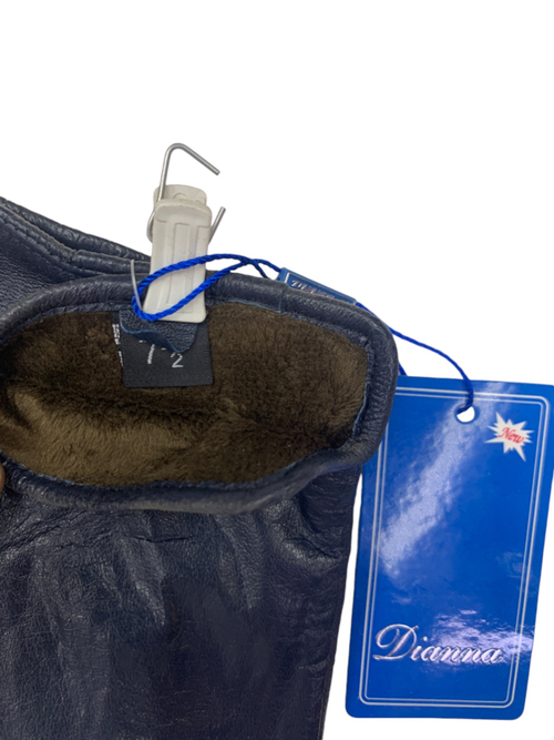 Перчатки. Женские. Материал верха: Кожаные. Подклад: Плюш-флис. В упаковке 5 шт.