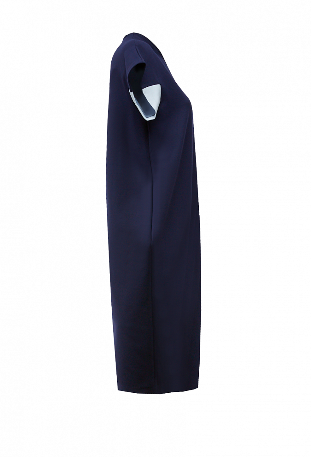 Платье прямого кроя темно-синее 09-02-20 FW