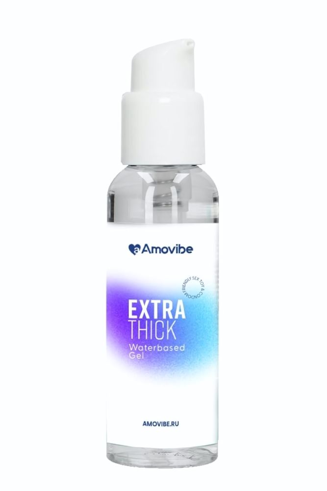 Гель на водной основе Extra Thick - 100 мл. (Цвет: прозрачный)