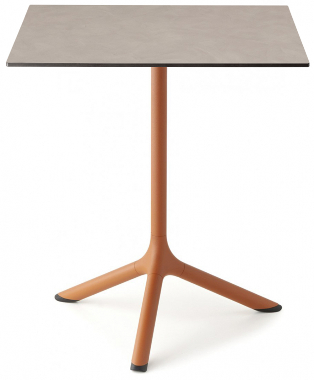 Стол ламинированный обеденный Scab Design Tripe, терракотовый, тортора шпатель