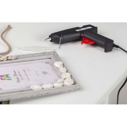 Термопистолет клеевой СИЛА SGG60-01 60Bт под стержень 11мм в комплекте 11мм х 7cм 2 шт